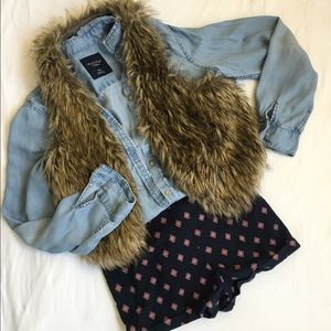 Old Navy Faux Fur Vest
