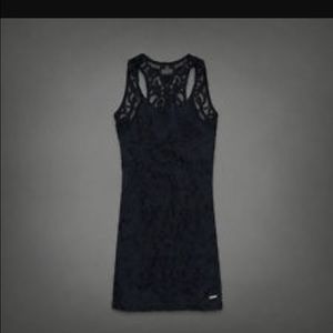 Abercrombie and Fitch navy blue lace dress