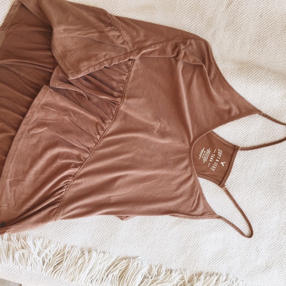 American Eagle Soft + Sexy Ruffle Tank