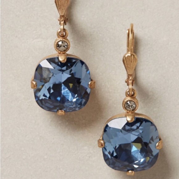 Sparkly blue Anthropologie Earrings
