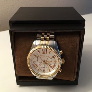 Michael Kors two-tone watch