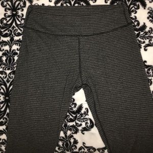 black thick leggings