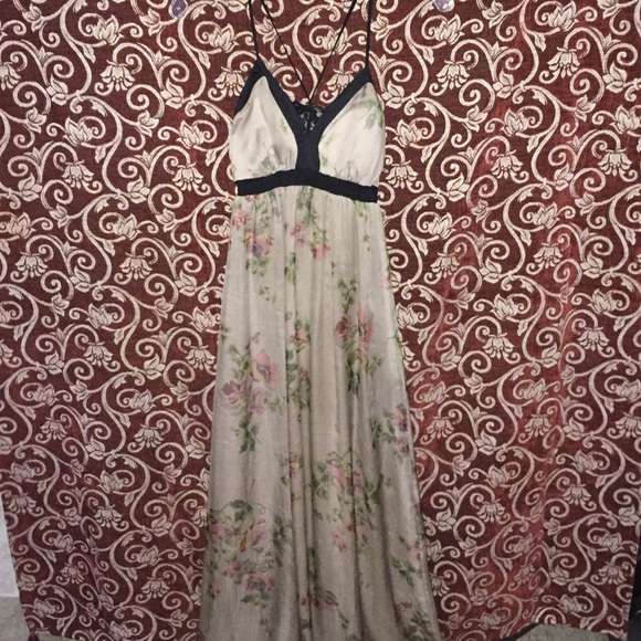 Floral spaghetti strap dress