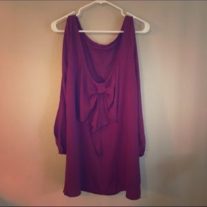 Size Medium Peppermint U.S.A. Maroon Dress