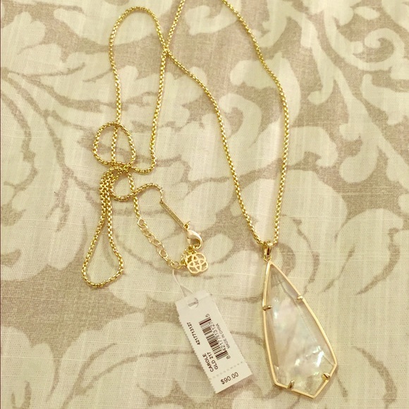 🚫SOLD🚫 Kendra Scott Clear Suspended MOP Carole