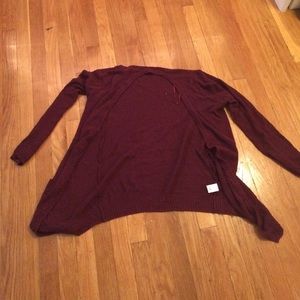 MAROON CARDIGAN