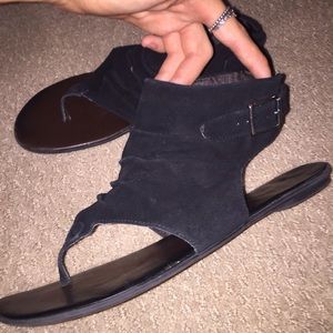 Black sandals