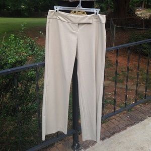 Cream NY & Co Dress Pant