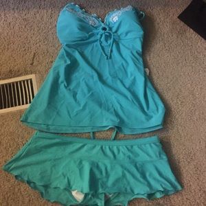 Aqua tankini Arizona bathing suit