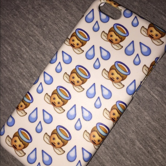 Wet angel emoji case for iPhone 5s