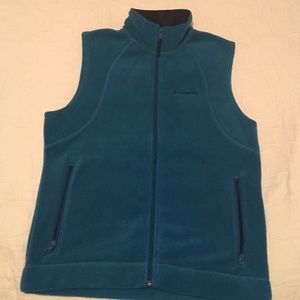 Teal Columbia vest
