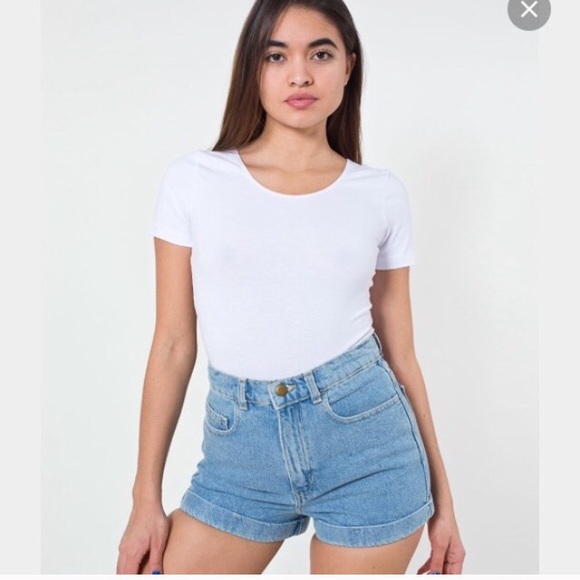 High Waisted denim shorts