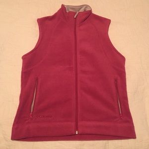Pink Columbia vest