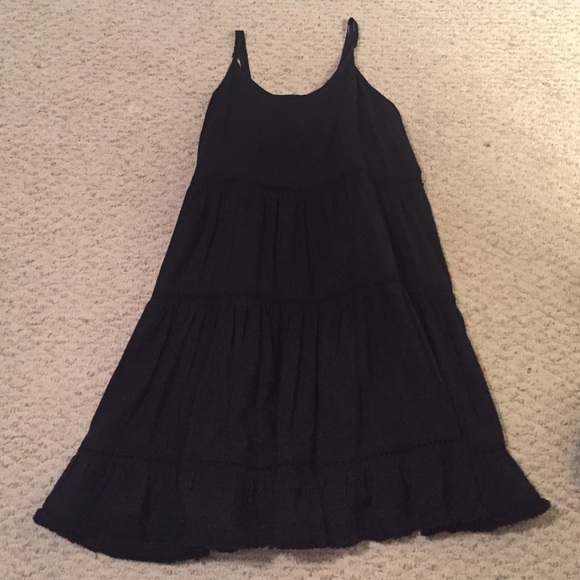 black spaghetti strap dress