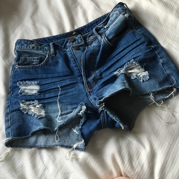 Denim shorts
