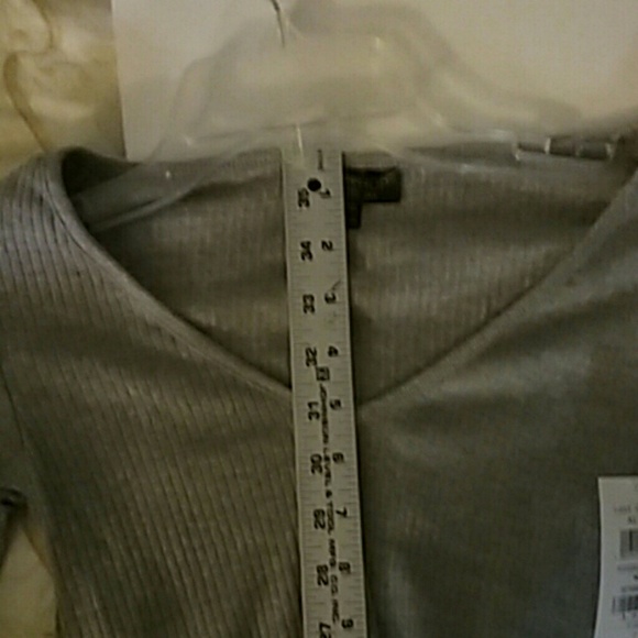 Longsleeve Ribbed Topshop Crop Top - Picture 3 of 3
