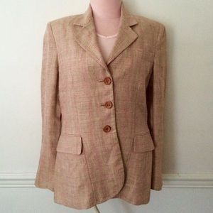 JUST REDUCED! Paola Quadretti Italian Flax Blazer