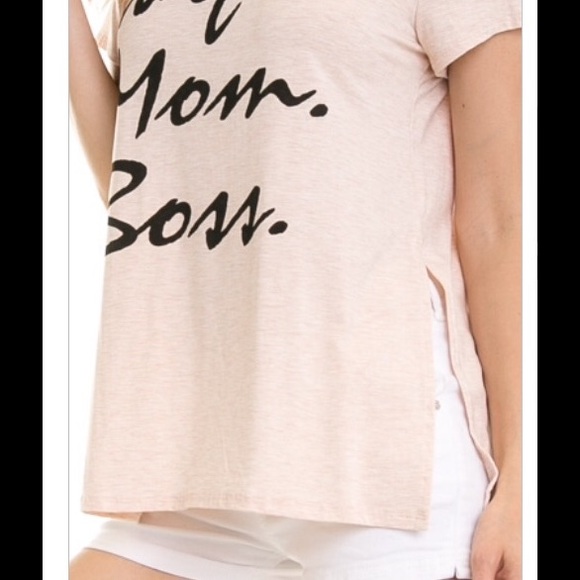 Anthropologie Tops - NEW SOFT "Wife. Mom. Boss" TEE. Only 1 Left Anthropologie Tops - NEW SOFT "Wife. Mom. Boss" TEE. Only 1 Left