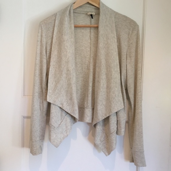Check and Stripe soft gray sweater