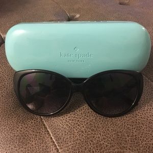 Kate Spade Black Adella Sunglasses
