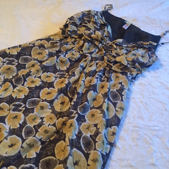 Yellow Floral Sundress