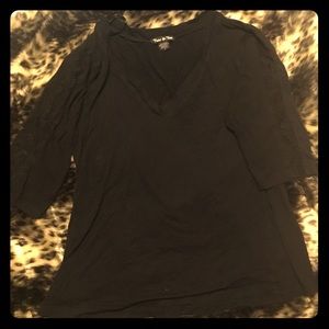 Torrid Twist Tees 3/4 Sleeve Top