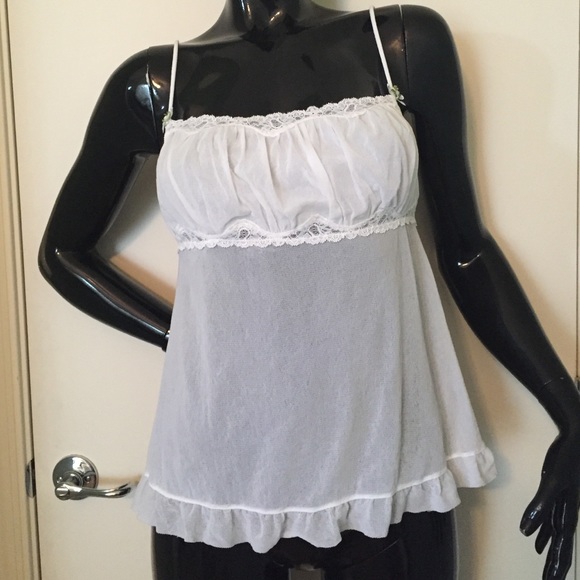 Victoria's Secret Sheer White Cami