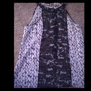 Boutique sheer camouflage print top-so cute! M $10