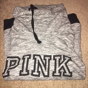 Vs Pink Cowl Neck Sweatshirt