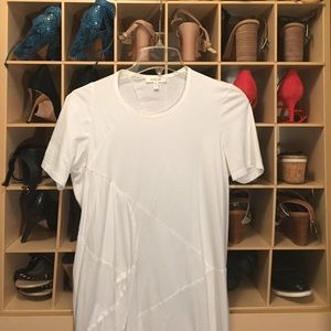 2007 Helmut Lang asymmetrical t-shirt dress