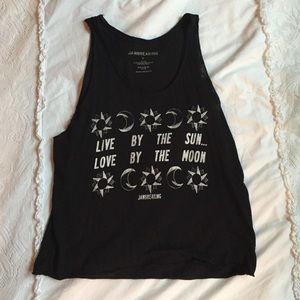 Black sun and moon tank