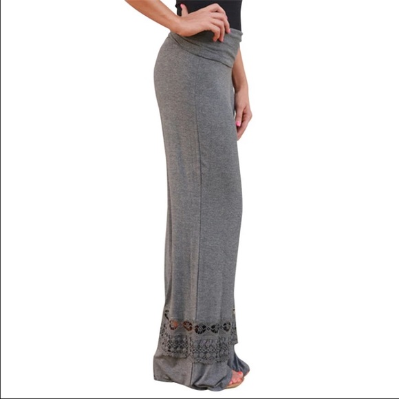 Lace Patchwork Lounge Pants - Picture 3 of 3