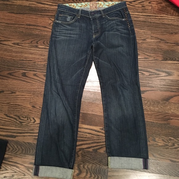 Rich&Skinny Studded Straight Leg Jeans (Wendy)