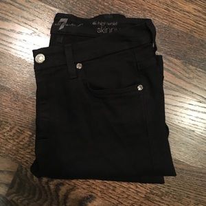 Sevens High Waisted Black Skinny Jeans