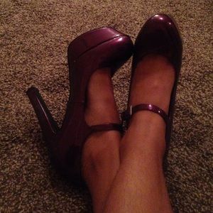 Purple Guess Heels