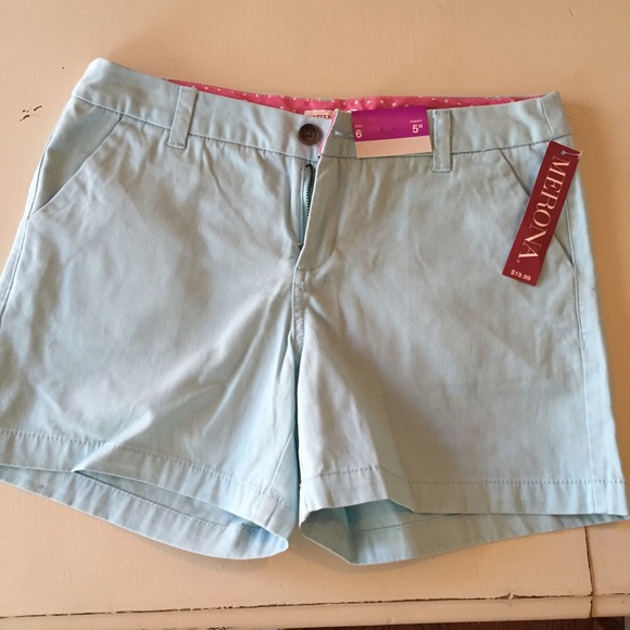 BRAND NEW Light Blue Merona Shorts
