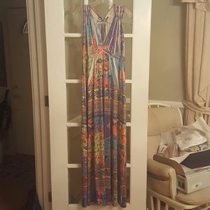 NWOT Sretchy, long & beautiful  dress