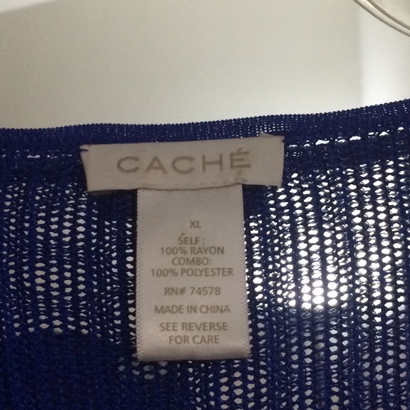 Cache Cobalt Blue Top - image 1