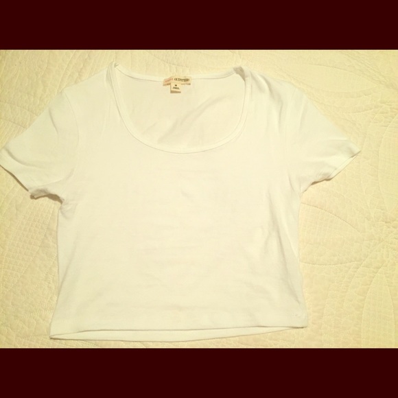 Zenana white crop top tee - Picture 1 of 3