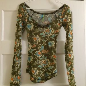 Free people thermal top, size XS