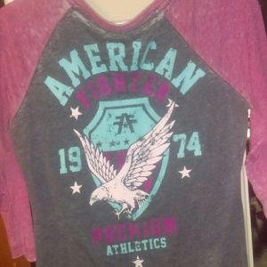 American fighter 3/4 sleeve