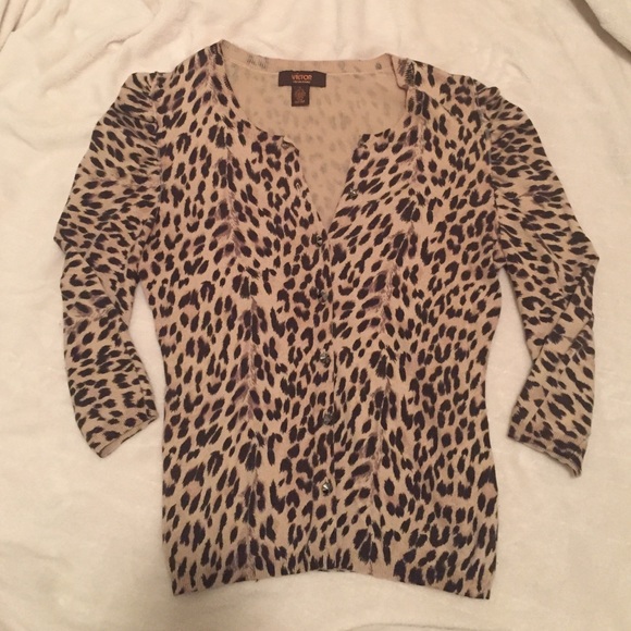Cheetah Print Cardigan
