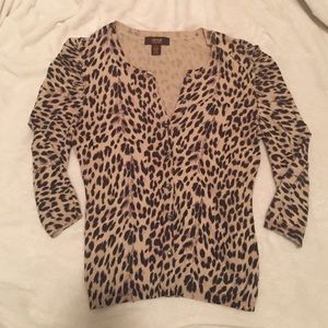 Cheetah Print Cardigan