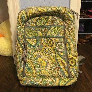 Lemon drop Vera Bradley Laptop Backpack