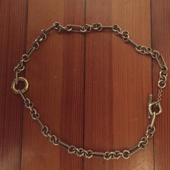 David Yurman Figaro Donut Necklace