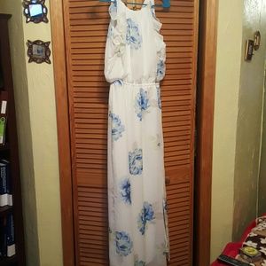 Floral chiffon dress