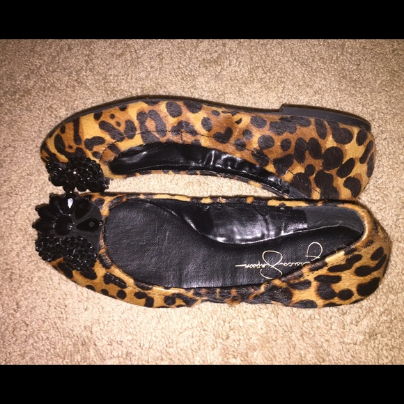 Jessica Simpson Cheetah Print Flats