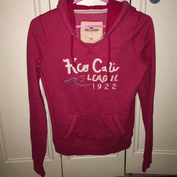 Hot pink hoodie