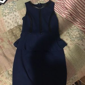 Kardashian Kollection peplum dress - nazy blue ✨