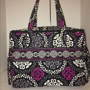 Vera Bradley Pet carrier in "Canterberry Magenta."
